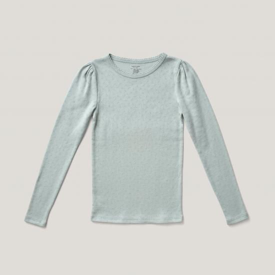 <img class='new_mark_img1' src='https://img.shop-pro.jp/img/new/icons14.gif' style='border:none;display:inline;margin:0px;padding:0px;width:auto;' />SOOR PLOOM Pouf Tee, Oasis Pointelle