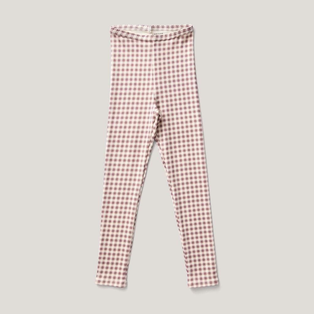 SOOR PLOOM Stretch Legging, Gingham Print, Cherry - LILY SOURIRE
