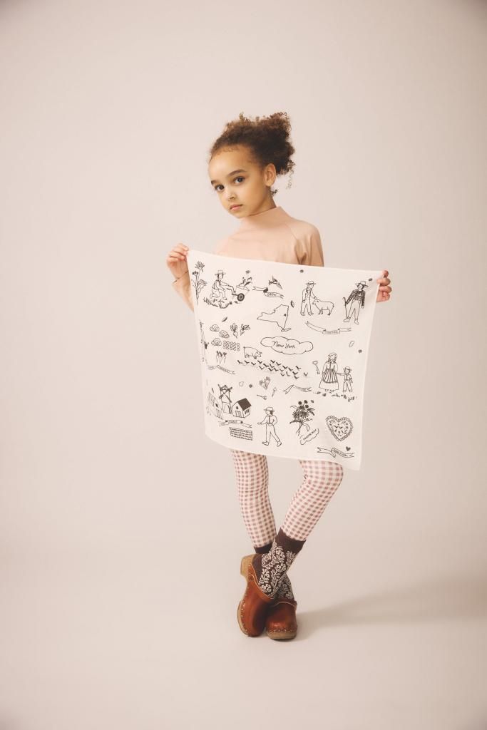 SOOR PLOOM Stretch Legging, Gingham Print, Cherry - LILY SOURIRE