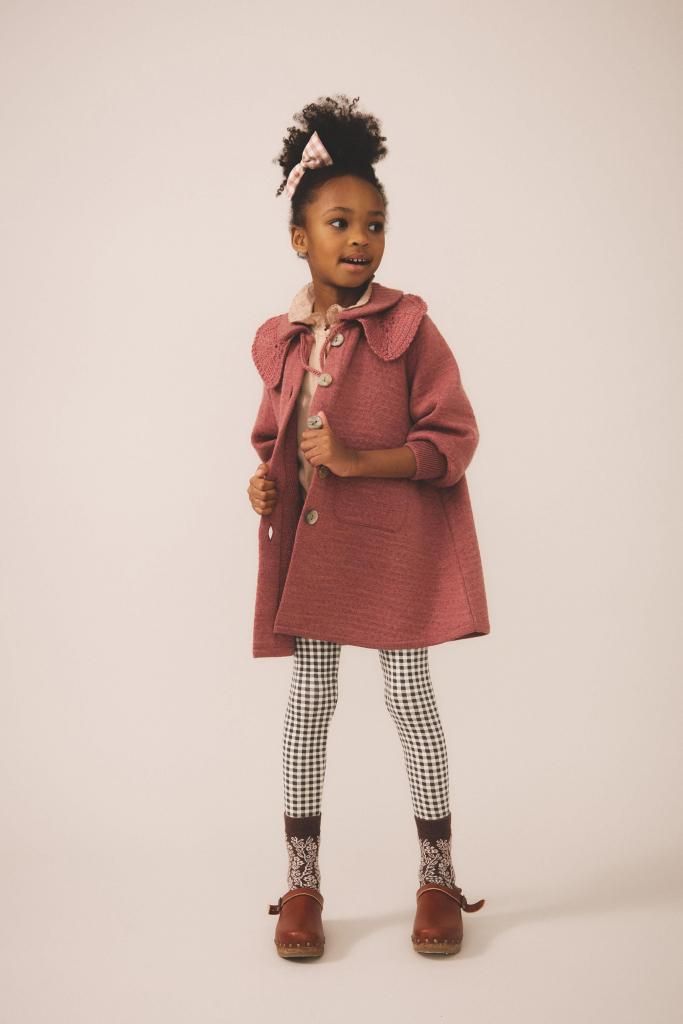 SOOR PLOOM Stretch Legging, Gingham Print, Shale - LILY SOURIRE