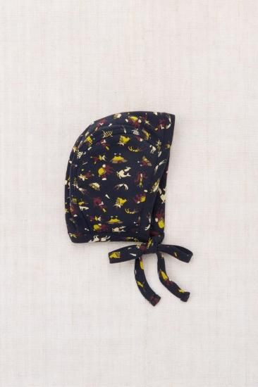 <img class='new_mark_img1' src='https://img.shop-pro.jp/img/new/icons14.gif' style='border:none;display:inline;margin:0px;padding:0px;width:auto;' />Misha and Puff Baby Pima Bonnet - Ink Circus