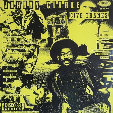 Johnny Clarke GIVE THANKS レコード Johnny Clarke / Give Thanks - silencia music store