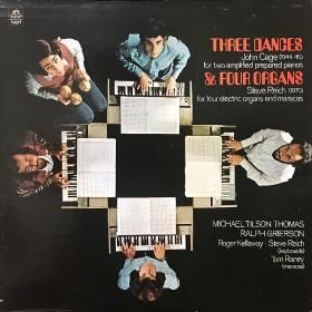 <img class='new_mark_img1' src='https://img.shop-pro.jp/img/new/icons50.gif' style='border:none;display:inline;margin:0px;padding:0px;width:auto;' />John Cage, Steve Reich, Michael Tilson Thomas, Ralph Grierson / Three Dances & Four Organs