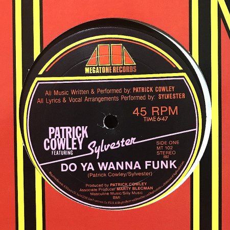 Patrick Cowley featuring Sylvester / Do Ya Wanna Funk (12" Single) -  silencia music store
