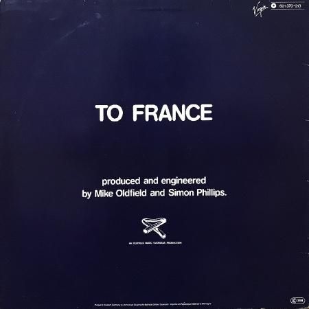洋楽 TO FRANCE (12\"single)/Mike Oldfield Mike Oldfield - To France / VG / 12