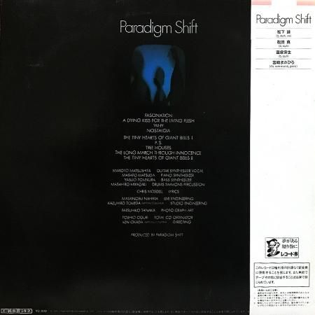 パラダイムシフト　Paradigm Shift レコード　松下誠 PARADIGM SHIFT (パラダイム・シフト) / RAIN CHILD AND THE