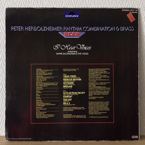 Peter Herbolzheimer Rhythm Combination & Brass / I Hear Voices