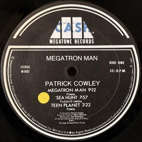 福袋 Patrick store music silencia - Man Megatron / Cowley 洋楽