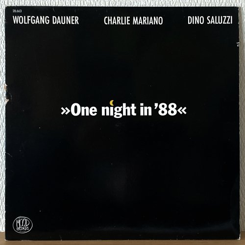 Wolfgang Dauner, Charlie Mariano, Dino Saluzzi / One Night In '88