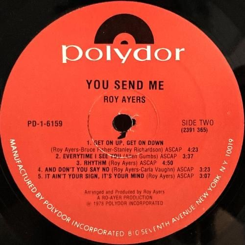 Roy Ayers / You Send Me - silencia music store