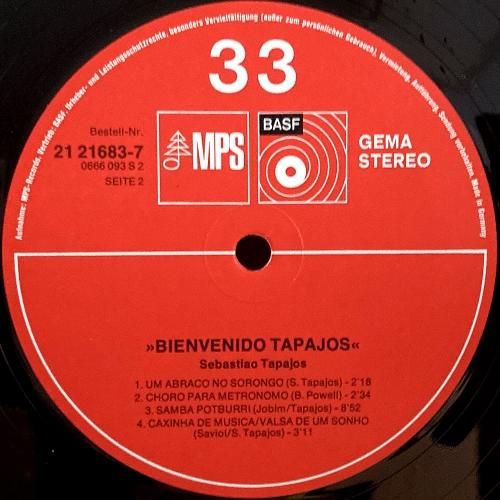 Sebastiao Tapajos / Bienvenido Tapajos (LP) - silencia music