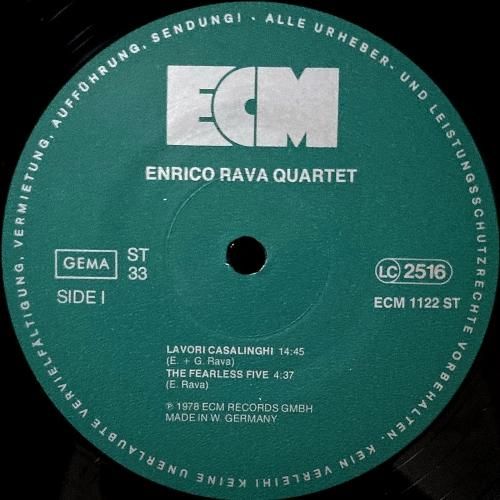 Enrico Rava Quartet / Enrico Rava Quartet (LP) - silencia