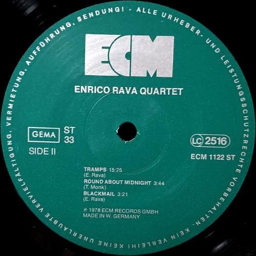 Enrico Rava Quartet / Enrico Rava Quartet (LP) - silencia