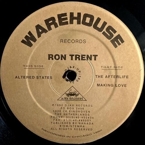 洋楽 Ron Trent / Altered States (The Remixes) Ron Trent / Altered States (The Remixes) (2×12