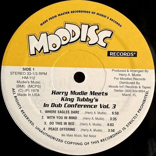 Harry Mudie Meets King Tubby's – In Dub Conference Volume