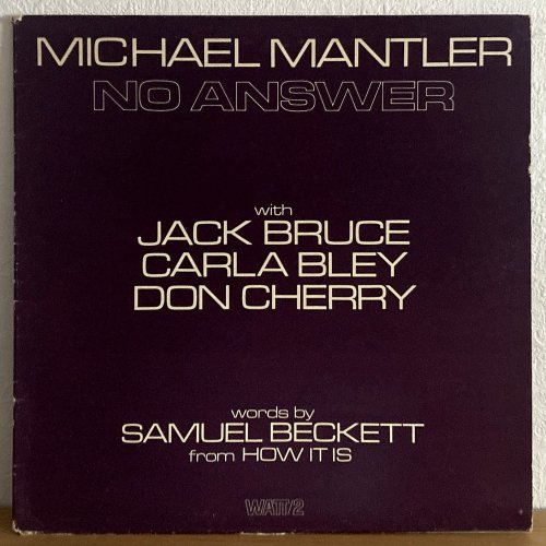 Michael Mantler / No Answer (LP)