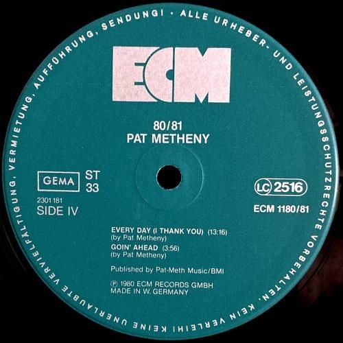 Pat Metheny / 80/81 (2LP) - silencia music store