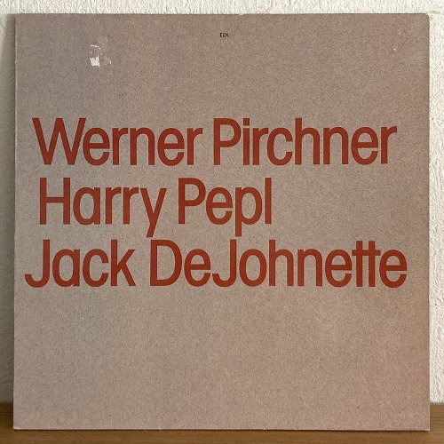 <img class='new_mark_img1' src='https://img.shop-pro.jp/img/new/icons50.gif' style='border:none;display:inline;margin:0px;padding:0px;width:auto;' />Werner Pirchner, Harry Pepl, Jack DeJohnette / Werner Pirchner, Harry Pepl, Jack DeJohnette (LP)