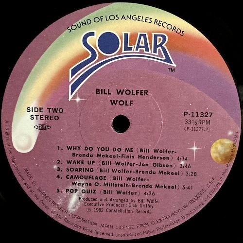 Bill Wolfer / Wolf (LP) - silencia music store