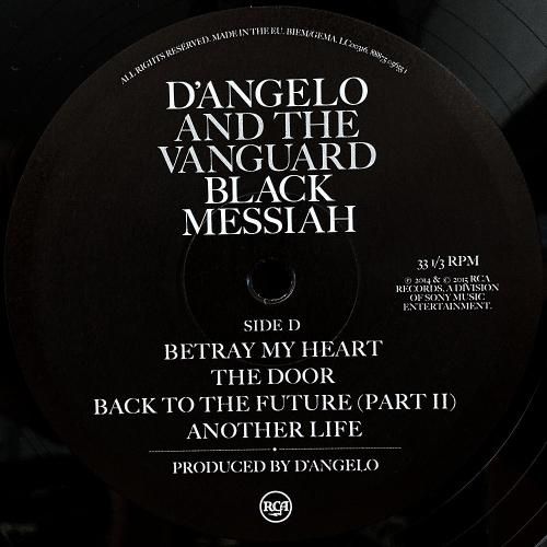 【希少未開封】D'Angelo / Black Messiah LPレコード D'Angelo And The Vanguard – Black Messiah – CD (Album, Promo