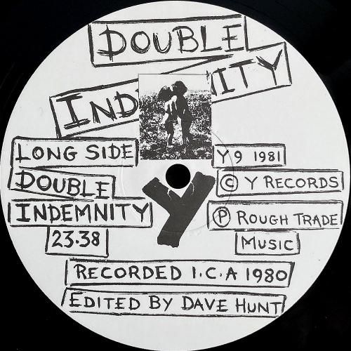 英LP Steve Beresford, Tristan Honsinger Double Indemnity Y9 Y /00260 Steve Beresford / Tristan Honsinger – Double Indemnity