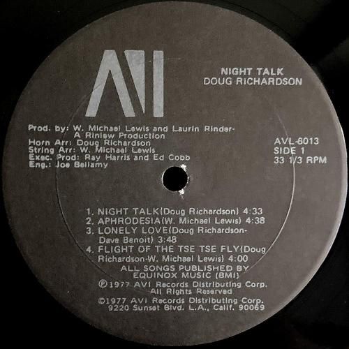 Doug Richardson / Night Talk (LP) - silencia music store
