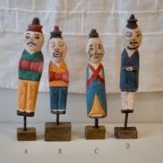 韓国の木人（もぎん）・木偶 商人のおじさんたち - imasoracoffee