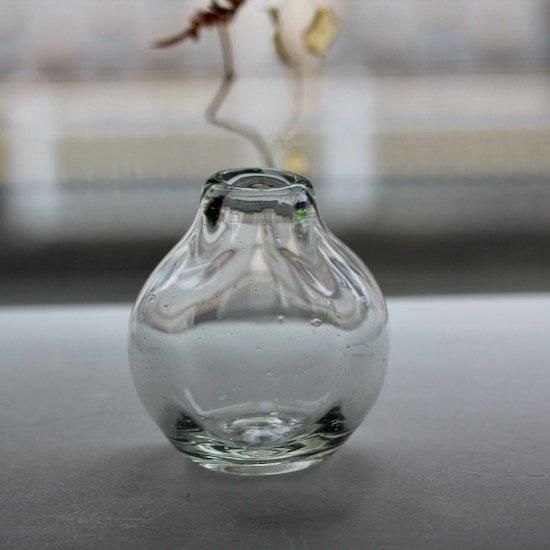 お買い得商店街 吹きガラス工房彩砂 丸花瓶 - imasoracoffee 工芸品