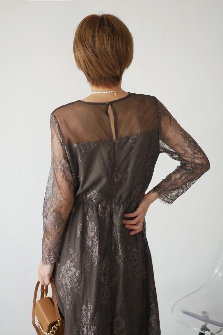 60%off】elle scallope lace dress - Myshawty公式ドレス通販サイト 60%off】elle scallope lace dress - Myshawty公式ドレス通販サイト