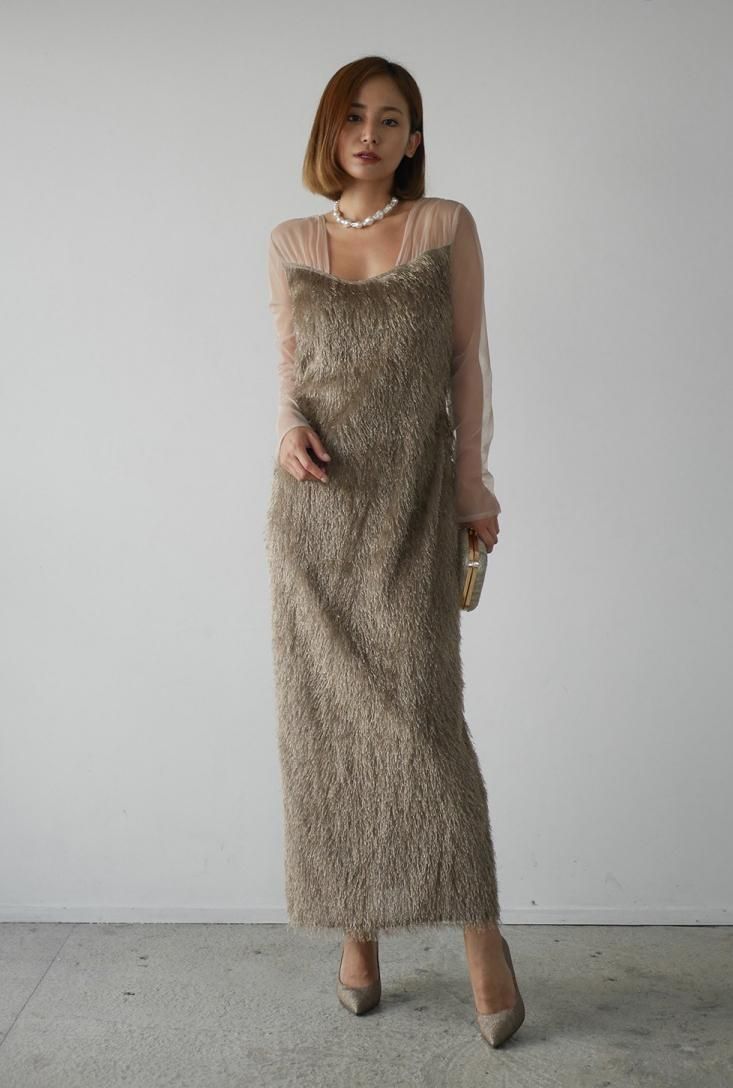 glitter shaggy dress - Myshawty公式ドレス通販サイト glitter shaggy dress - Myshawty公式ドレス通販サイト