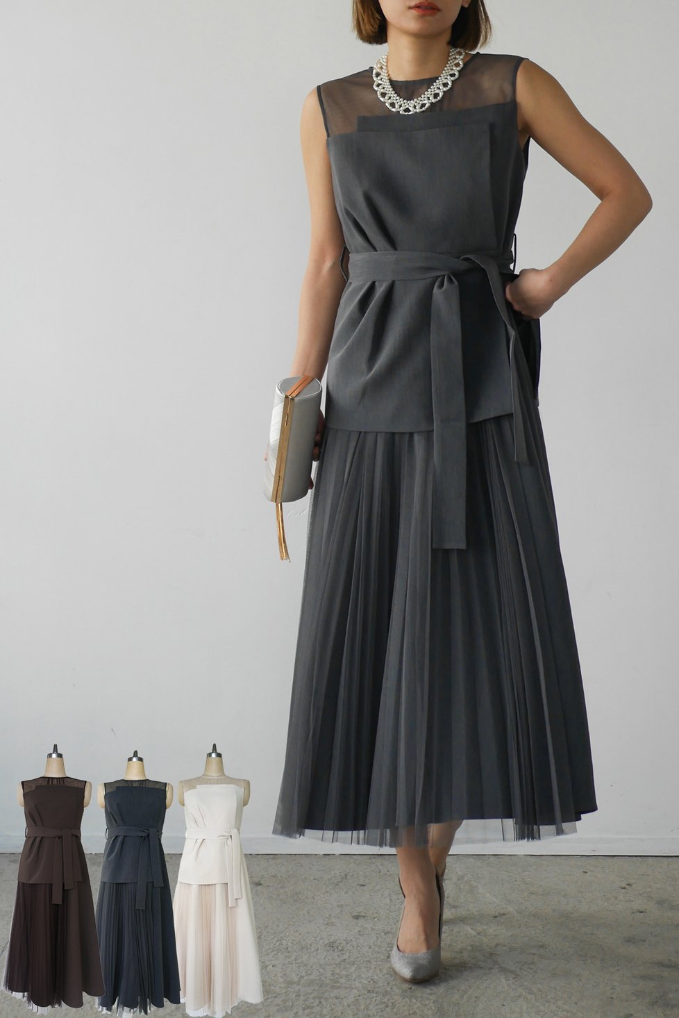 bustier design dress - Myshawty公式ドレス通販サイト