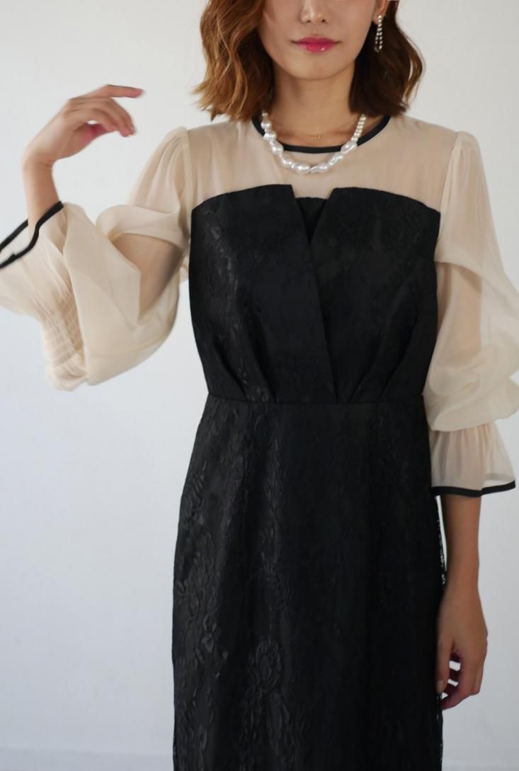 juicy candy sleeve dress - Myshawty公式ドレス通販サイト