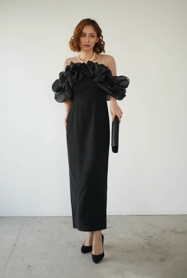 スーツ・フォーマル・ドレス Myshawty volume raffle dress volume raffle dress - Myshawty公式ドレス通販サイト