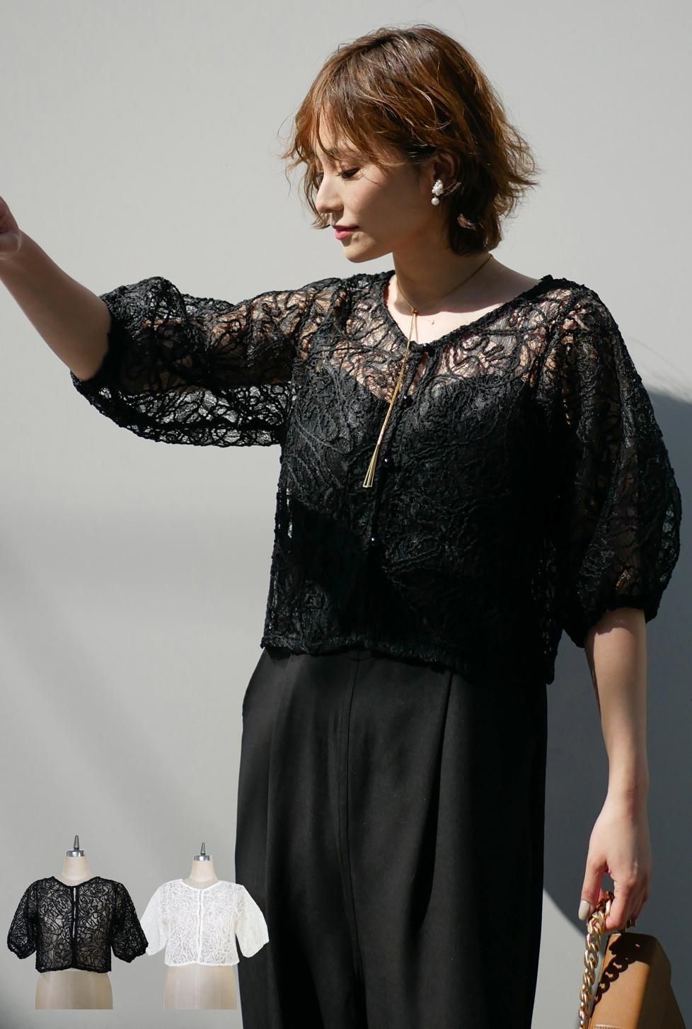 【売れ筋】 lace code bolero Myshawty公式ドレス通販サイト - トップス