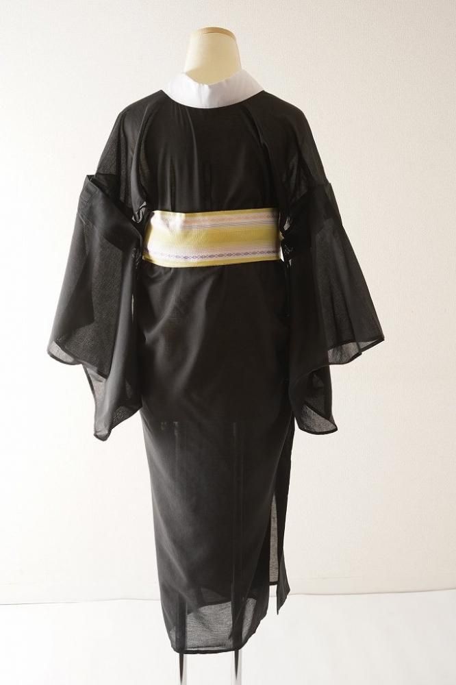 在庫一掃セール売れ筋ランキング 夏の快適カラー襦袢すっぴんさらり墨黒 - いちりん｜暮らしに 着物・浴衣