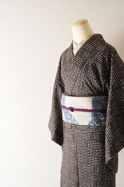 秋名バラの大島紬 - いちりん|暮らしに寄り添うふだん着物 秋名バラの大島紬 - いちりん|暮らしに寄り添うふだん着物