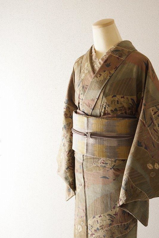 Tall>七代目吉澤与一後染め絞りの紬 - いちりん|暮らしに Tall>七代目吉澤与一後染め絞りの紬 - いちりん|暮らしに