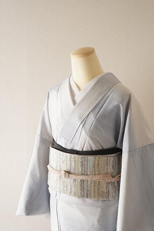 <img class='new_mark_img1' src='https://img.shop-pro.jp/img/new/icons14.gif' style='border:none;display:inline;margin:0px;padding:0px;width:auto;' />＜単衣＞＜Tall＞＜ゆったり＞<br>水色段暈しの紬