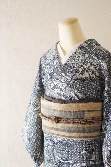 驚きの激安価格 小紋・紬 - いちりん｜暮らしに寄り添うふだん着物 着物・浴衣