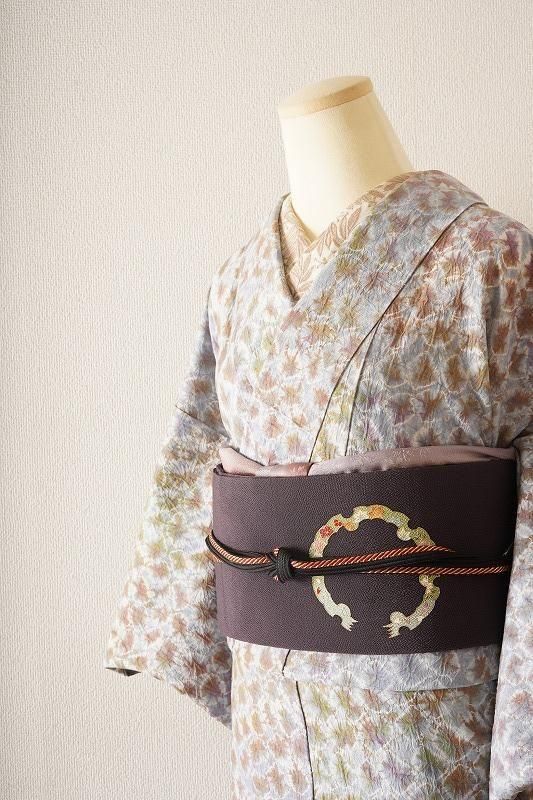 菅原工房薄紫色に絞り染めの漢方染紬 - いちりん｜暮らしに寄り添う