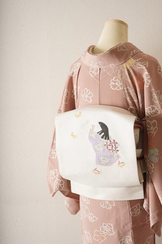 洒落袋帯 セミ・アンティーク】緯錦洒落袋帯【⭐︎逸品】 | sanshoan
