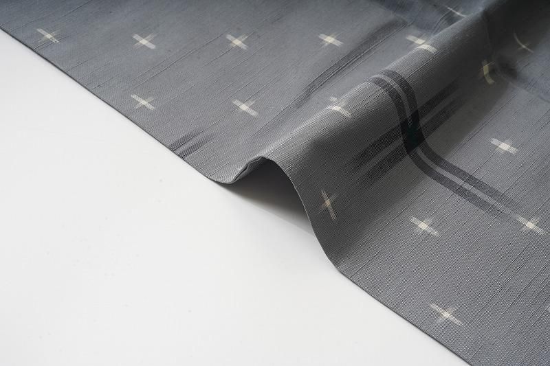 Tall＞薄花色に十字絣の紬 - いちりん｜暮らしに寄り添うふだん着物