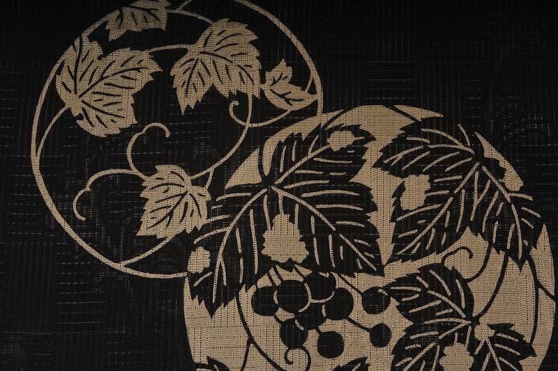 伊勢型染透かし織り市松葉模様の名古屋帯 - いちりん｜暮らしに