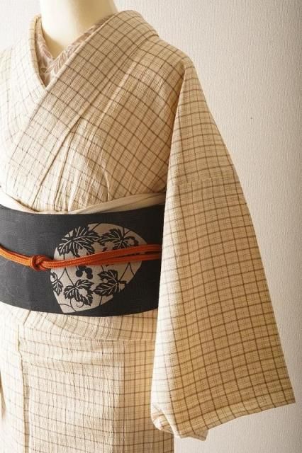 絞り 単衣 紬 小紋 段絞り 絞り 単衣 紬 小紋 段絞り 単衣】紫鼠色×絹鼠色