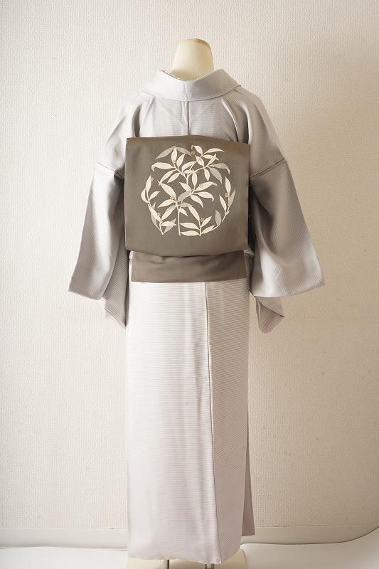 くすみ灰紫グラデーションの付け下げ小紋 - いちりん｜暮らしに