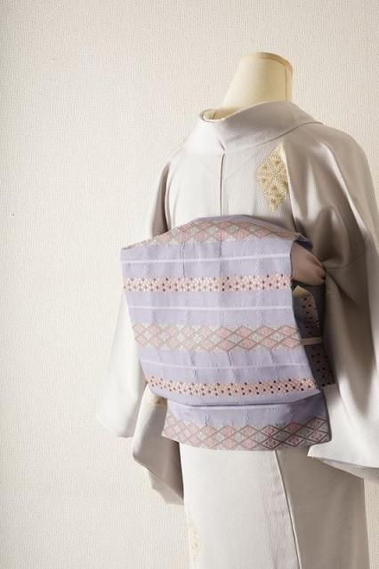 売約済み　着物と帯 雅楽文様刺繍開き名古屋帯 ご売約済み帯22-10-01 | アンティーク