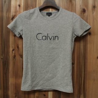 <img class='new_mark_img1' src='https://img.shop-pro.jp/img/new/icons5.gif' style='border:none;display:inline;margin:0px;padding:0px;width:auto;' />Calvin Klein Jeansカルバンクラインジーンズ/クルーネック　半袖Tシャツ　ストレッチ　レディースS　50