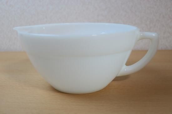 ファイヤーキング ホワイト 白 バターボウル BATTER BOWL Fire-king