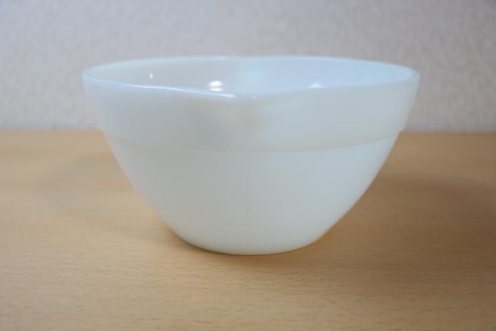 ファイヤーキング ホワイト 白 バターボウル BATTER BOWL Fire-king