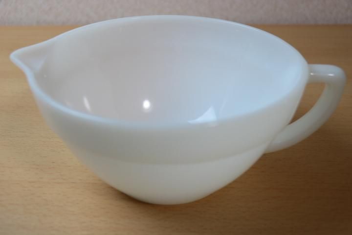 ファイヤーキング ホワイト 白 バターボウル BATTER BOWL Fire-king